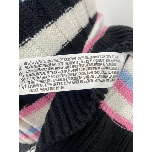 Endless Rose Bell Sleeve Striped Midi Sweater Dress Small - Picture 14 of 14